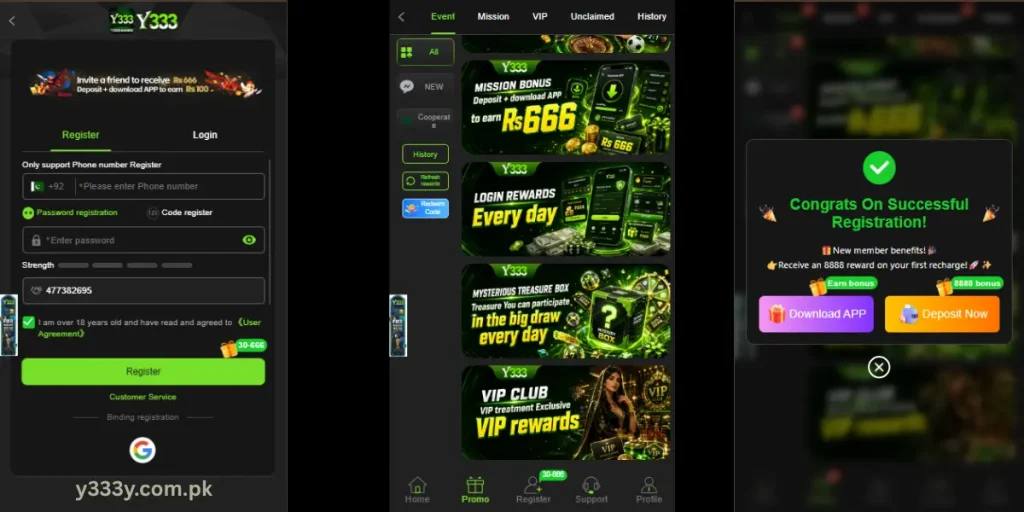 y999 login